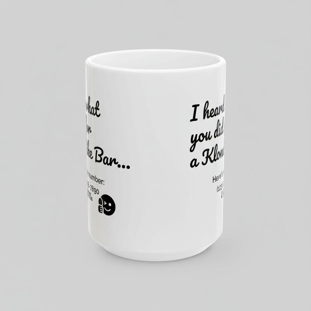 Funny Ceramic Mug - Perfect Gift for Coffee Lovers and Bar Enthusiasts