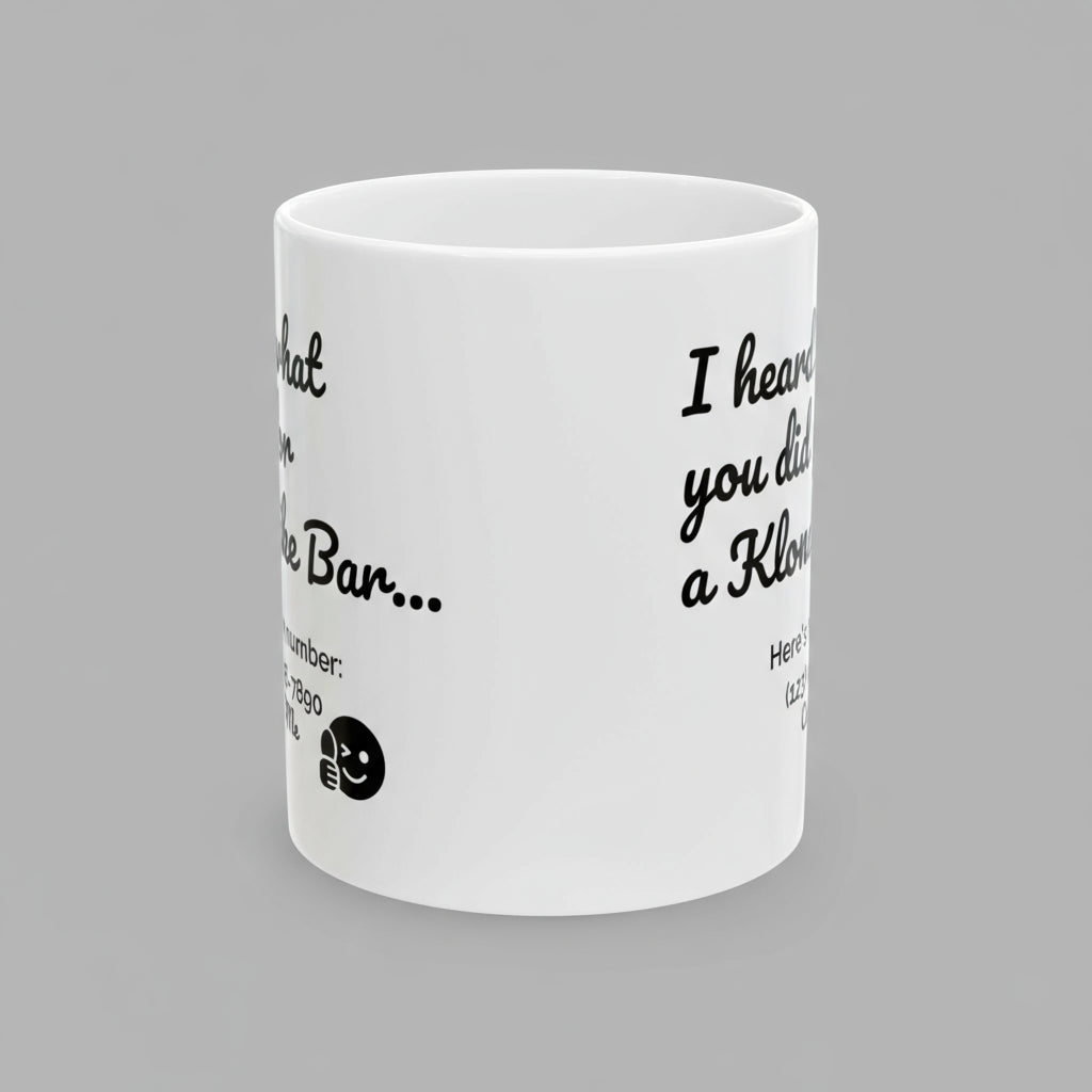 Funny Ceramic Mug - Perfect Gift for Coffee Lovers and Bar Enthusiasts