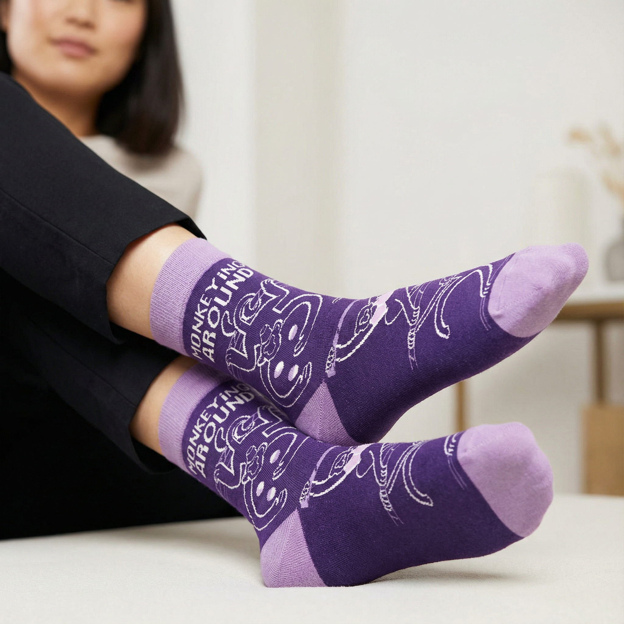 Monkeying Around Socks | Funny Unisex Socks