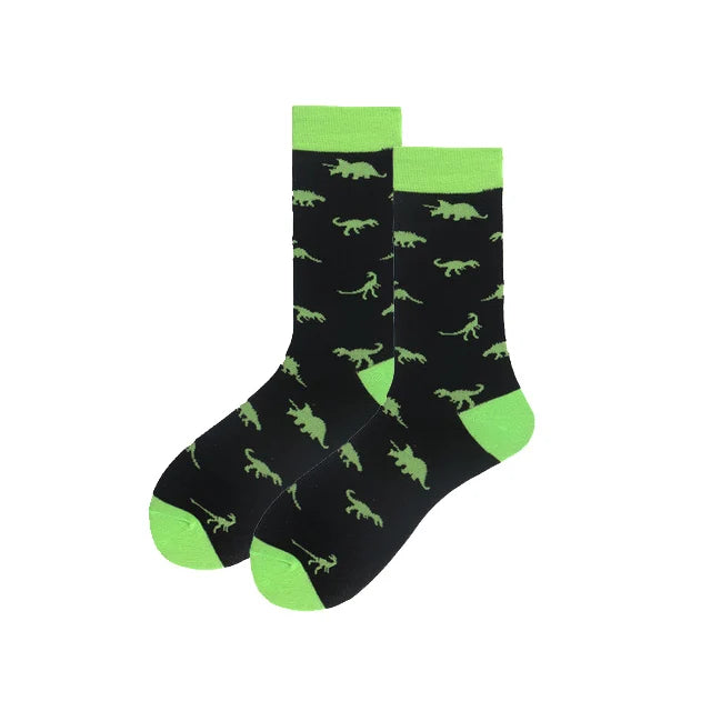 Women Socks New Funny Cute Cartoon Animal Cat Dog Parrot Novelty