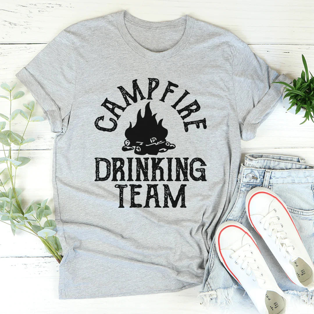 Campfire Drinking Team Tee