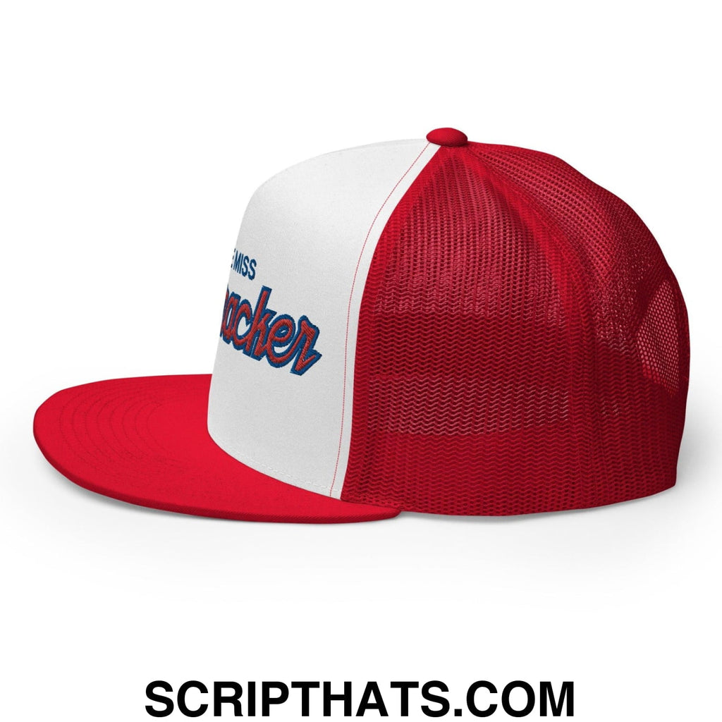 Little Miss Firecracker 4th of July Funny Snapback Trucker Hat