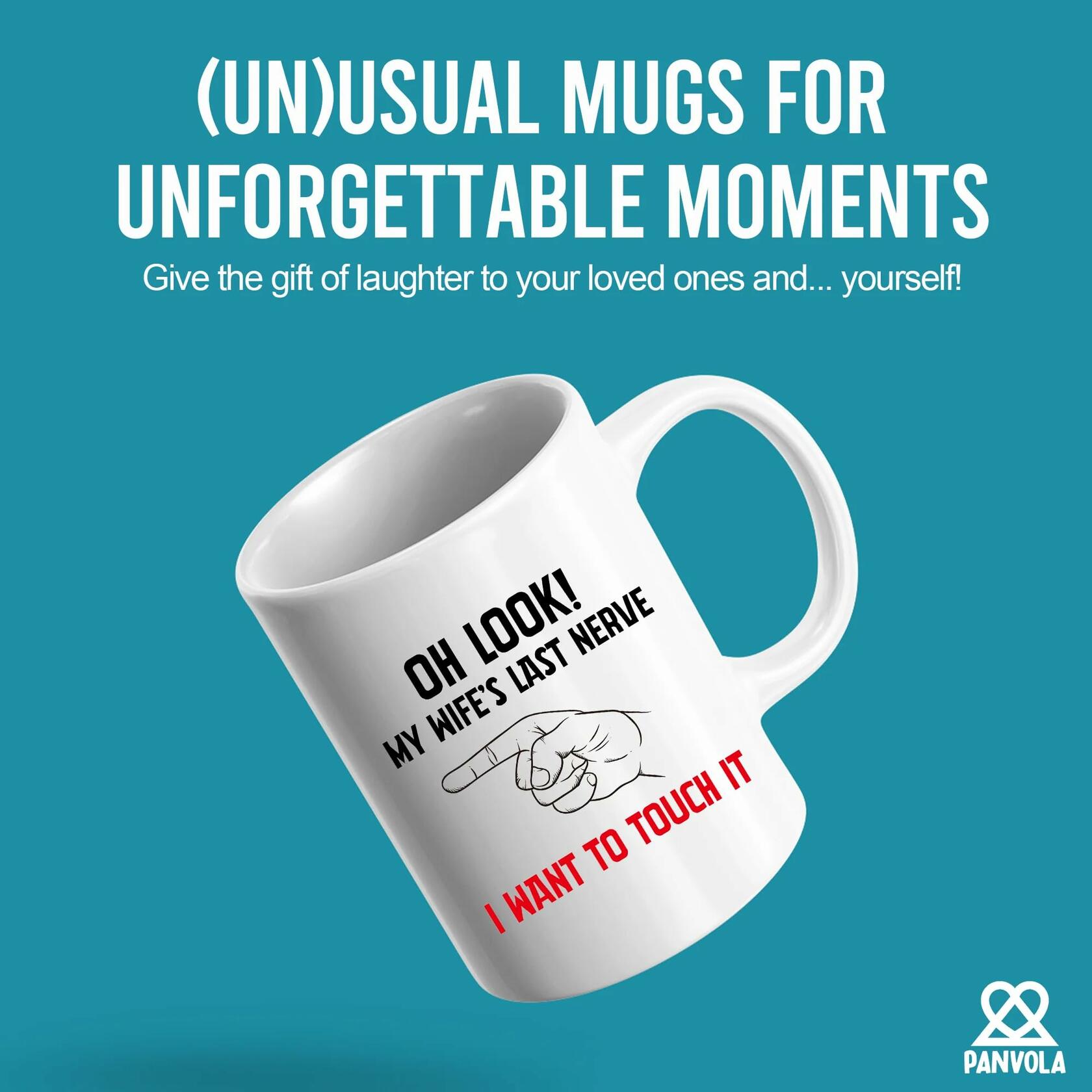 Oh Look My Wife's Last Nerve Sarcastic Funny Ceramic Mug 11 oz White